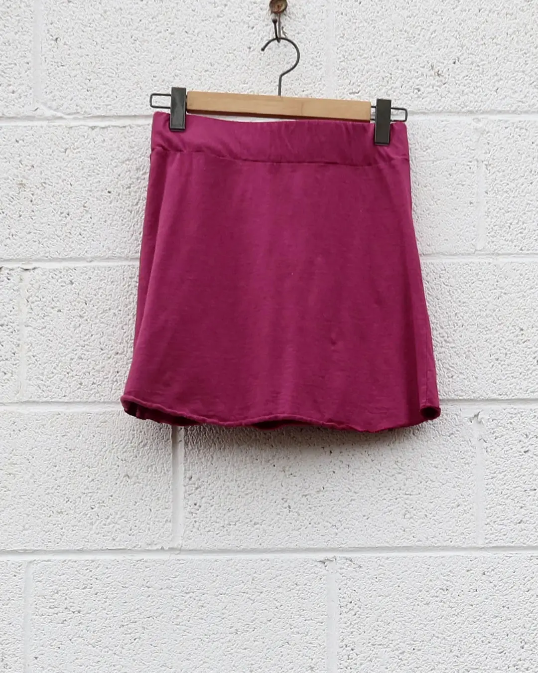 Sale - Weekend Mini Skirt / NC Cotton / XS / Raisin (361)