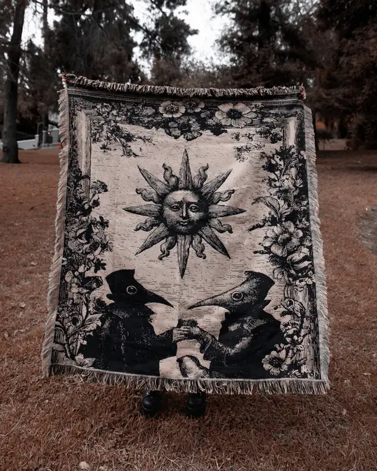 'Apothecary's Oathe' Woven Tapestry Blanket