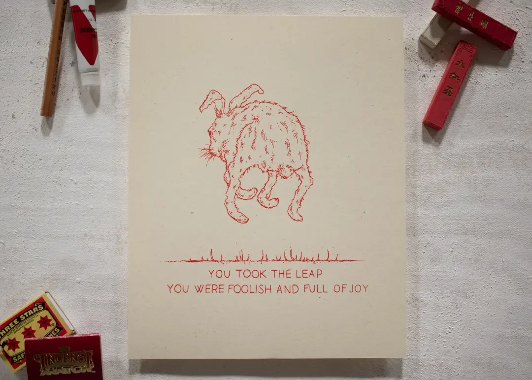 Joy Rabbit Print