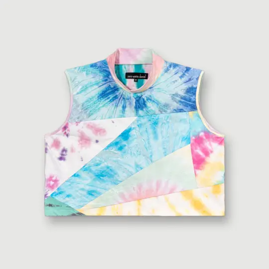 the tie-dye crop top