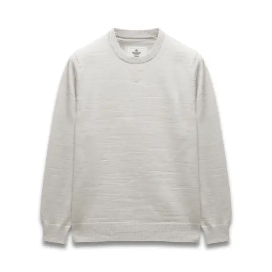 Cotton Slub Laurel Crewneck