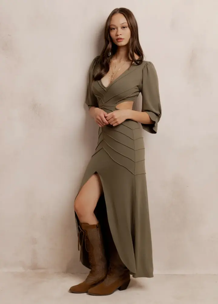 Lula Dress in Agave