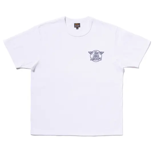 THE REAL McCOY'S LOGO TEE S/S ‘WHITE LOGO’