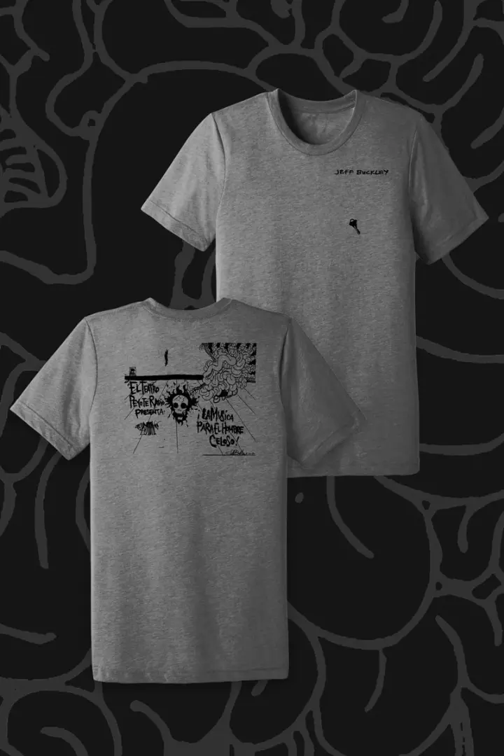 Jeff Buckley: Peyote Radio Theater Tee, Grey