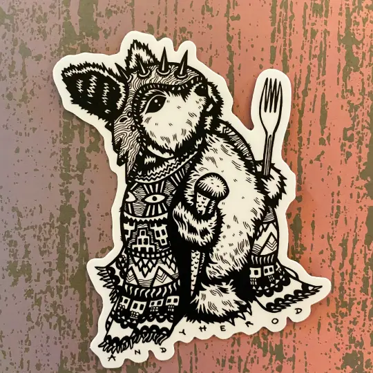 Peckish Assassin Vinyl Sticker