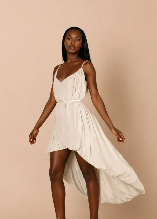 Maple Dress in Ecru