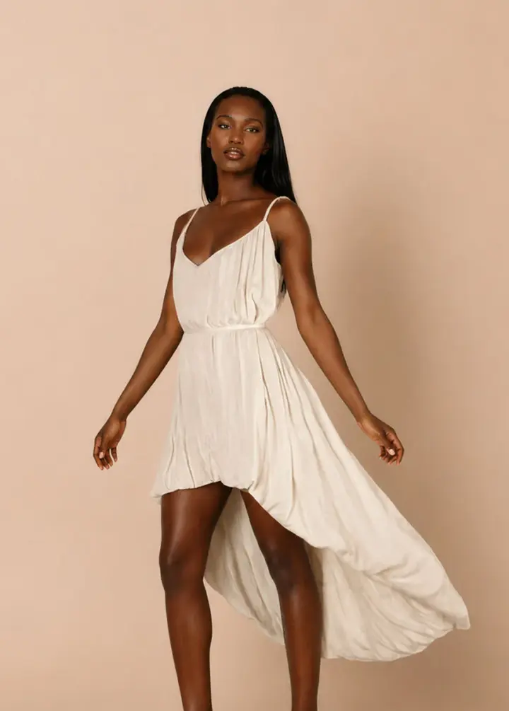 Maple Dress in Ecru