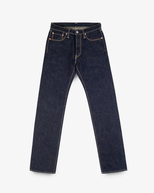 18oz Vintage Selvedge Denim Straight Cut Jeans - Indigo