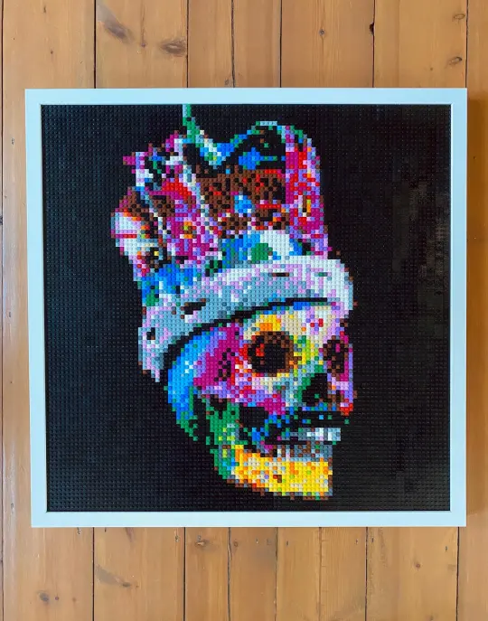 'Freddie in Brick' Lego Art by Grifshead