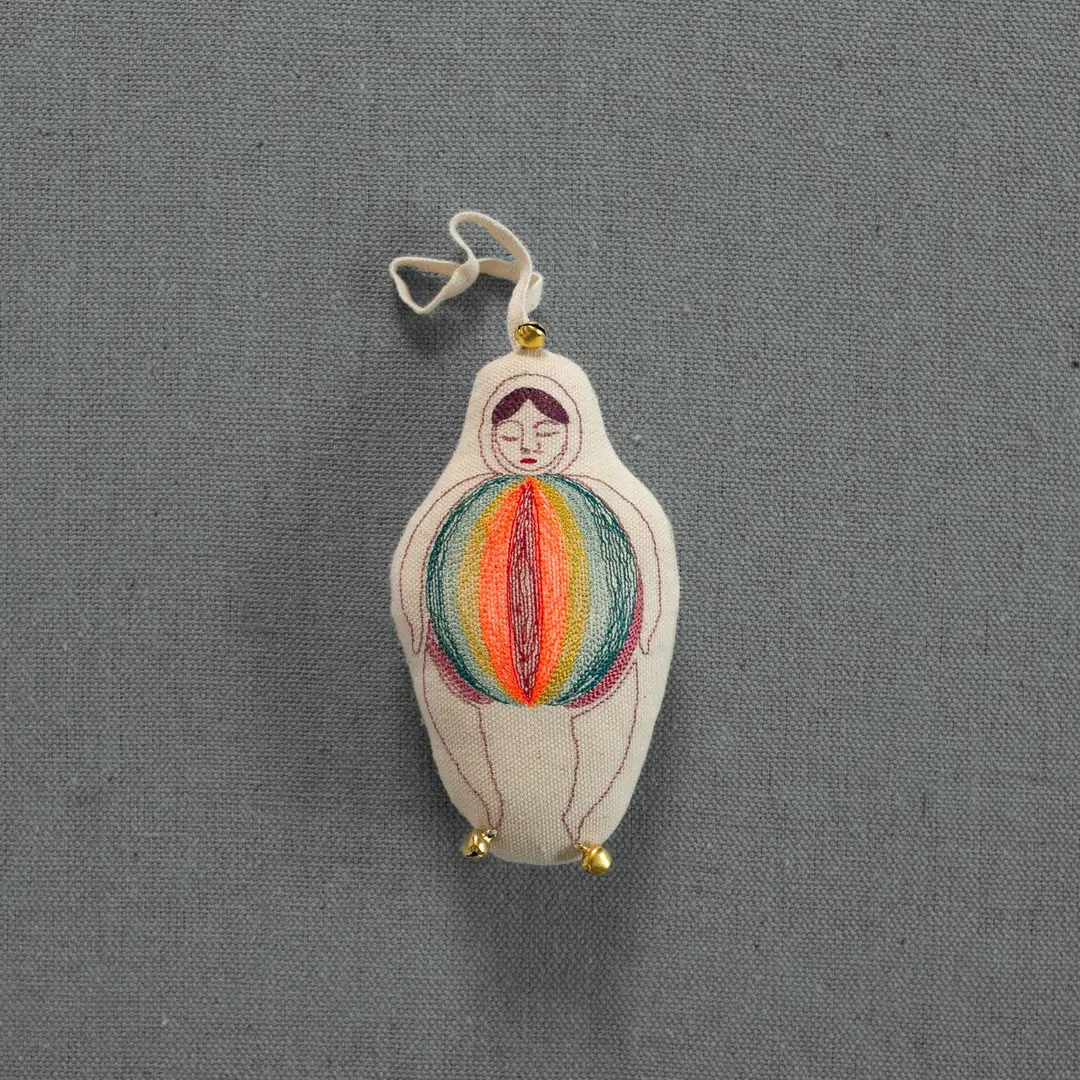 Rainbow Baby - Lavender & Cotton Ornament, Token