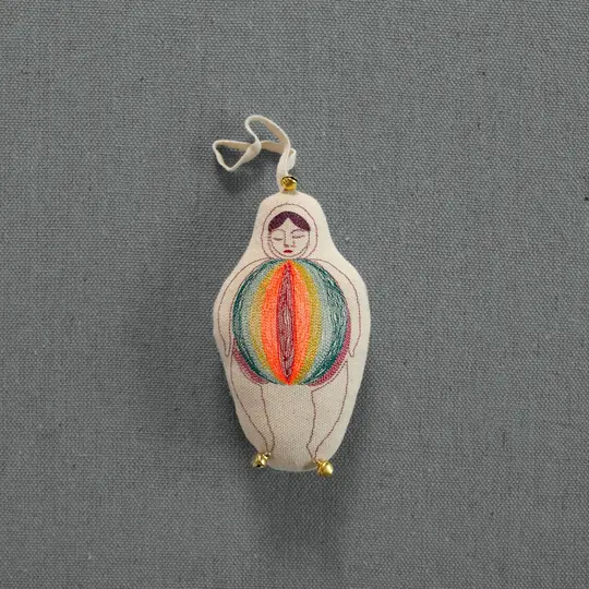 Rainbow Baby - Lavender & Cotton Ornament, Token