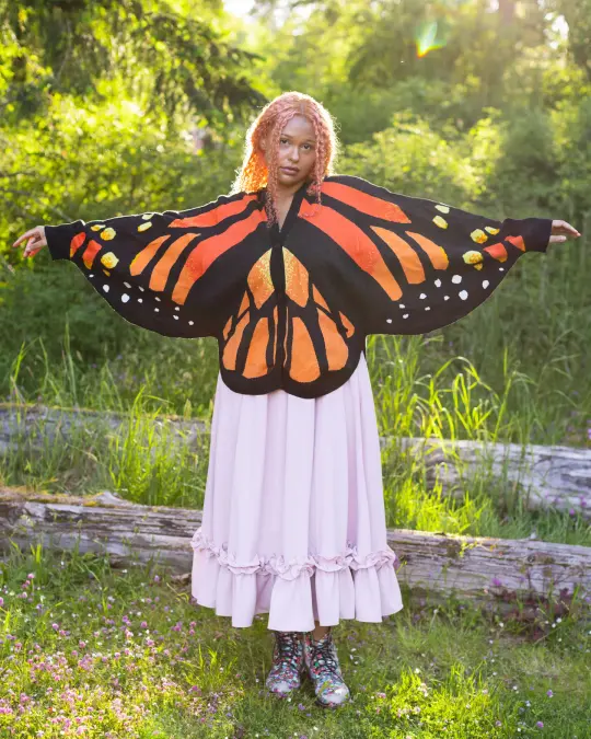 Monarch Butterfly Cardigan