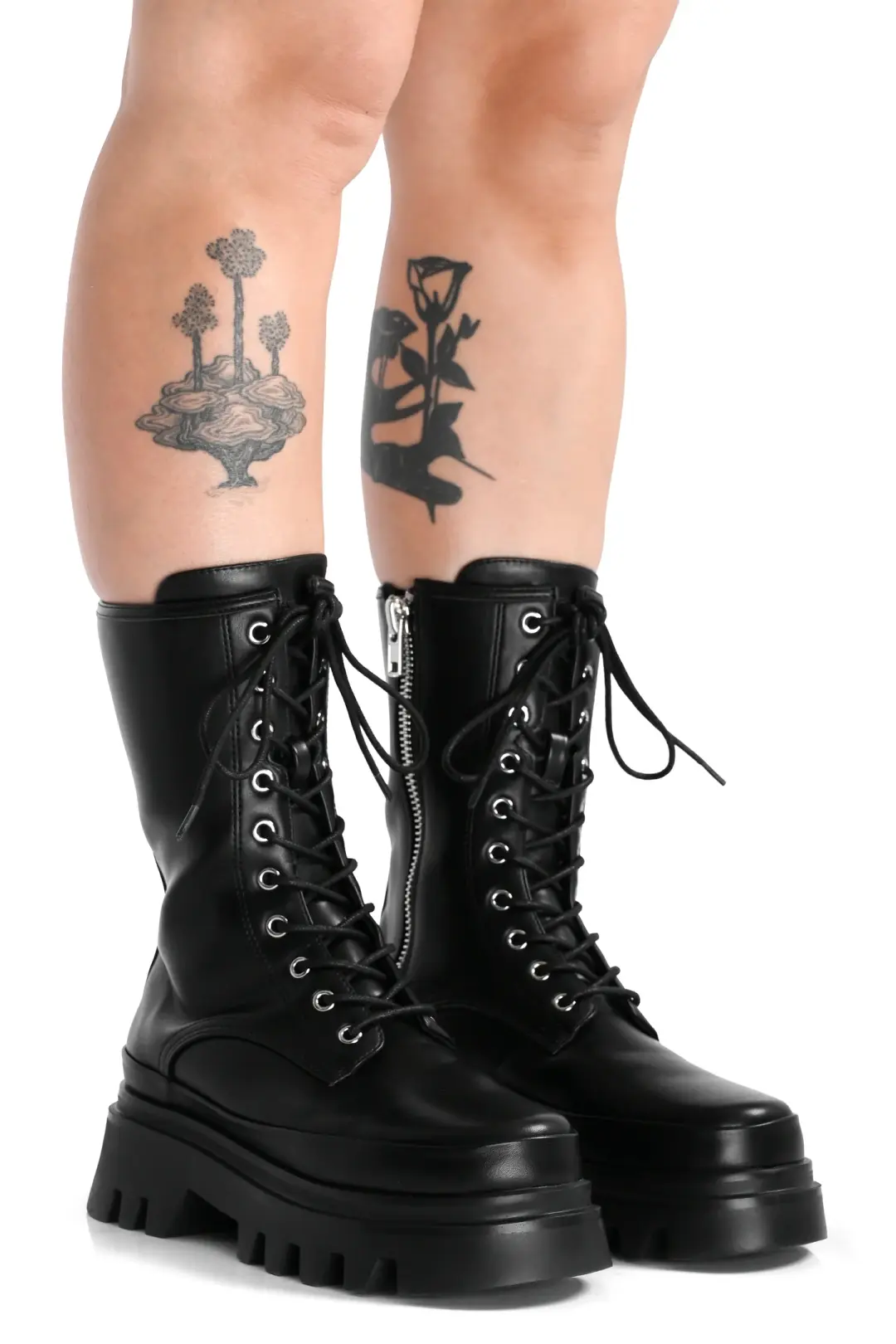 SAMPLE Jane Platform Boots - FINAL SALE - Size 9