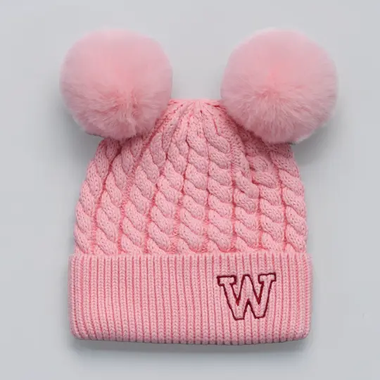 Personalised Kids Beanie - Pink
