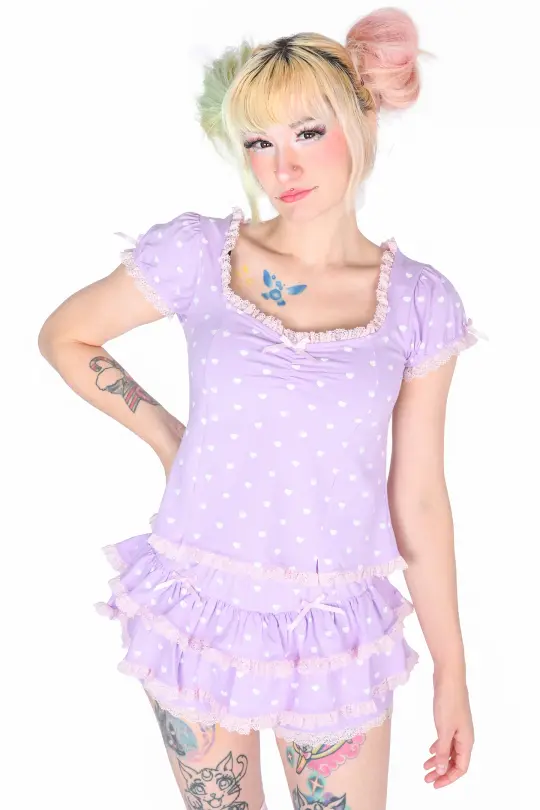 Sabrina Cutout Cutsew - Lavender