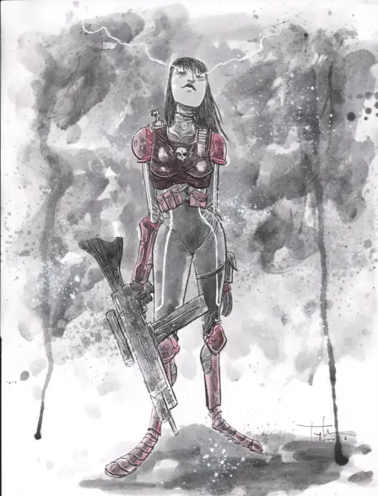 BLACKHOLERS Print #1B Original art