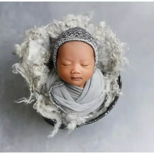 Nest of Curls Blanklet - Silver Grey