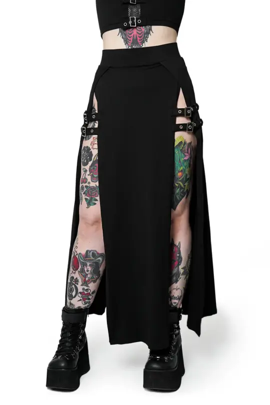 M-line Buckle Skirt
