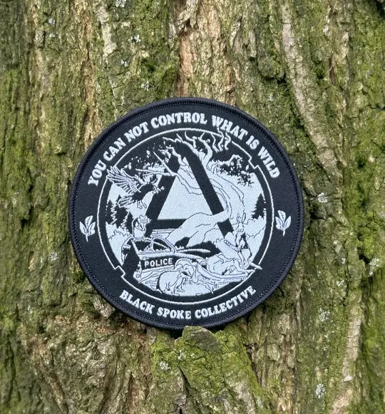 "You can not control what is wild" | Anniversary woven patch