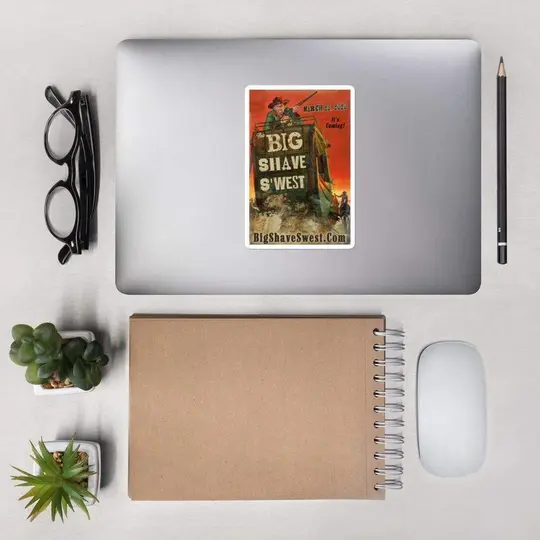 Big Shave S'west 20/20 Vinyl Bubble-Free Stickers | Available in 3 sizes!