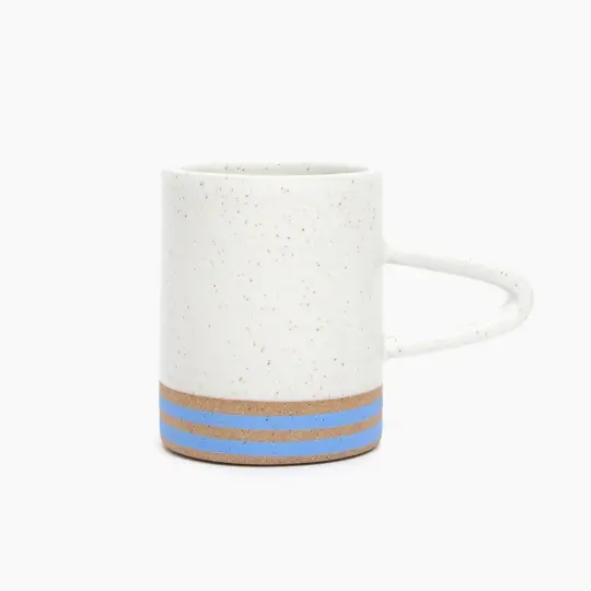 Blue Striped Mini Skinny Wolf Mug