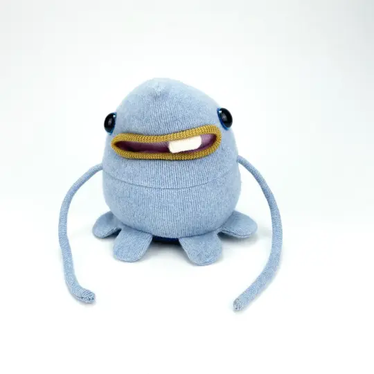 Steve the plush handmade monster stuffed animal
