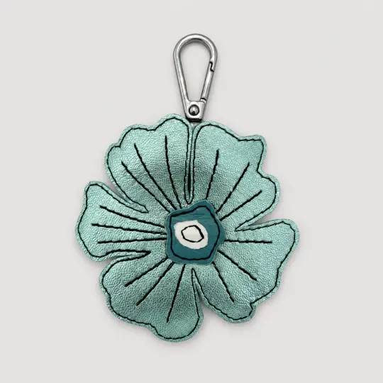 the leather poppy bag charm 27-of-70