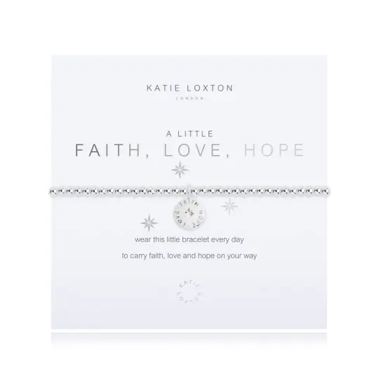 A LITTLE FAITH LOVE HOPE BRACELET