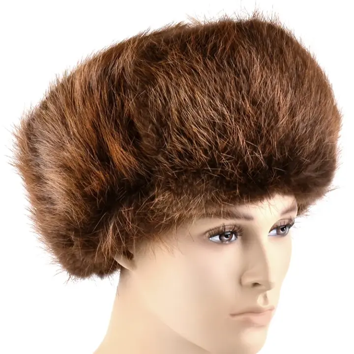 Russian Beaver Fur Ushanka Hat