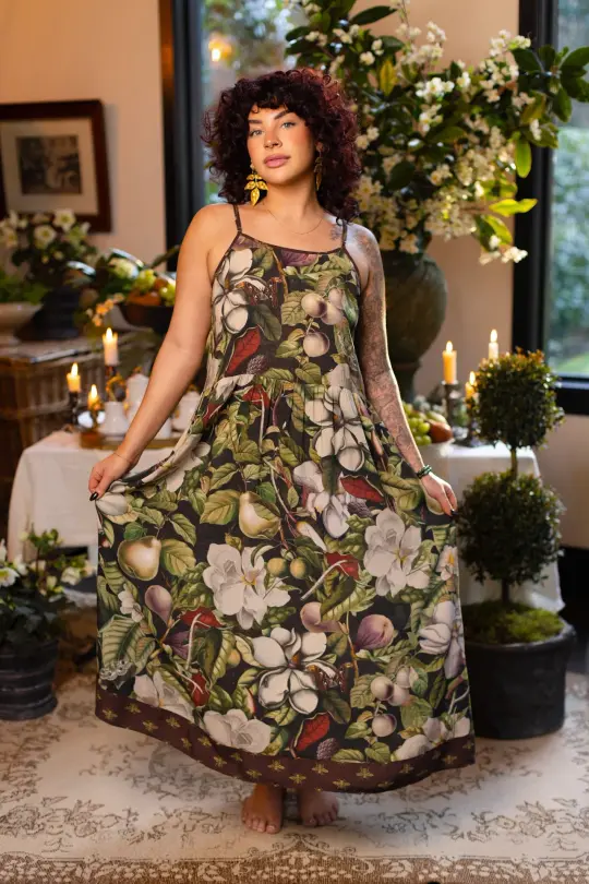 Fleur De Lune Bohéme Slip Dress
