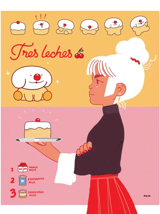 "Tres Leches" Art Print