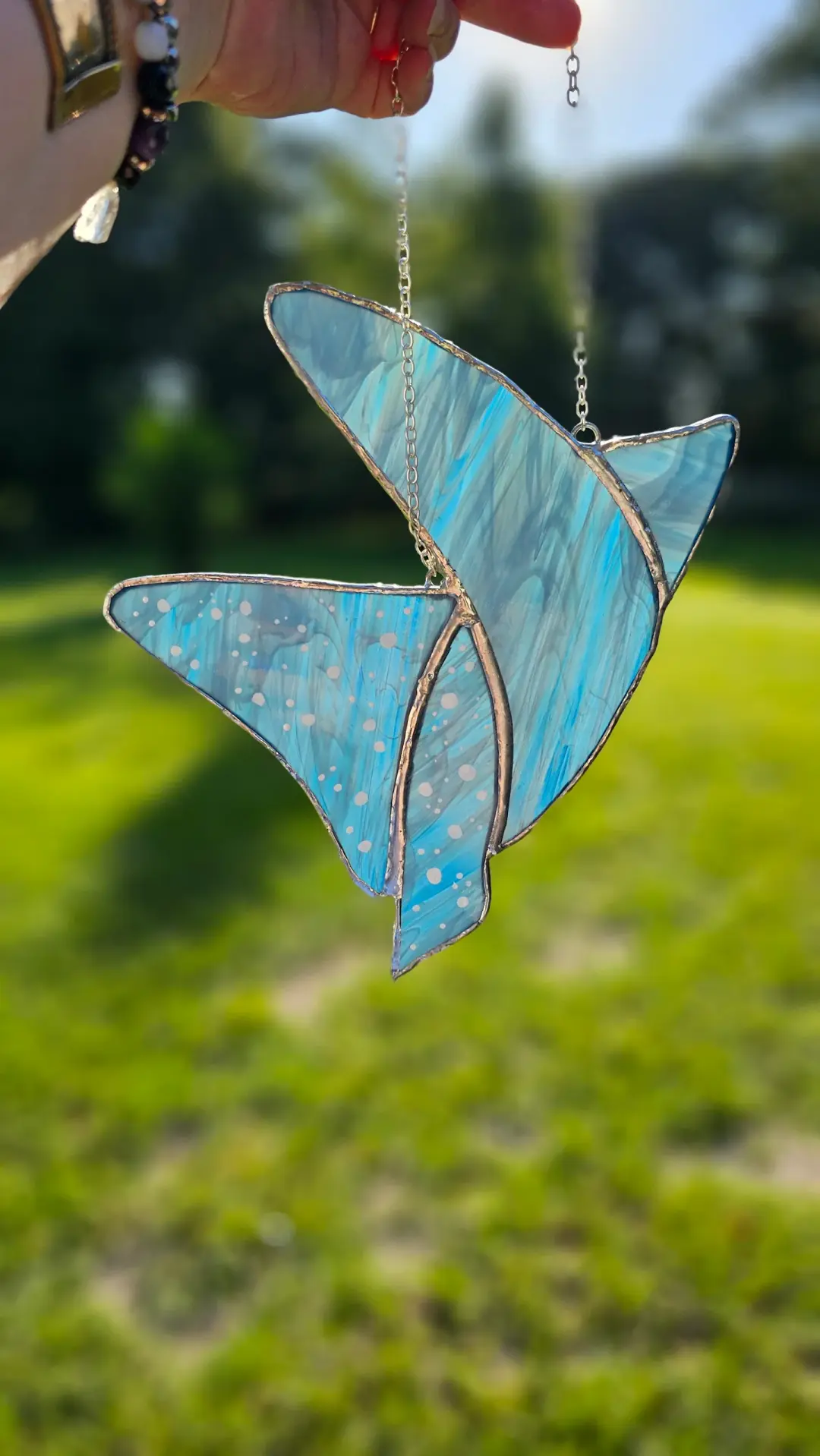 Stained Glass Large Stingray