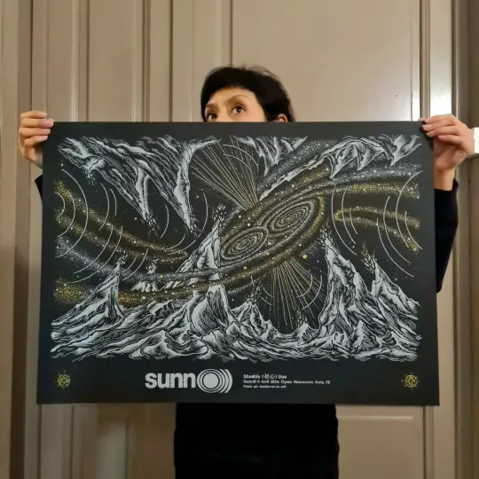SUNNO))) (gigposter Paris 2024)