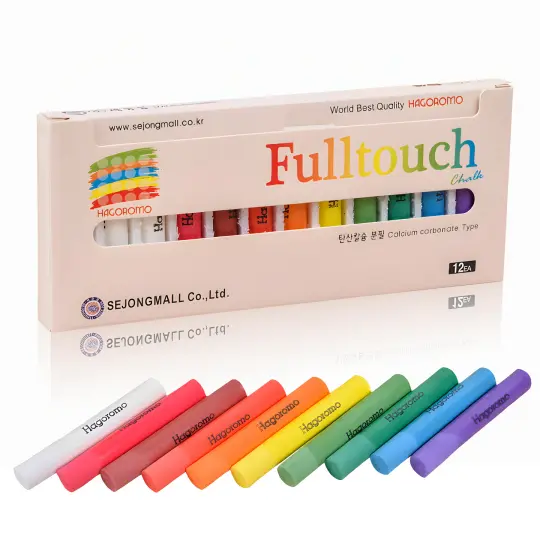 HAGOROMO Fulltouch Chalk 10 Colors 12 PCS