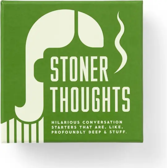 Stoner Thoughts Game - Social Party Game with 200+ Unique and Entertaining Conversation Starter Cards