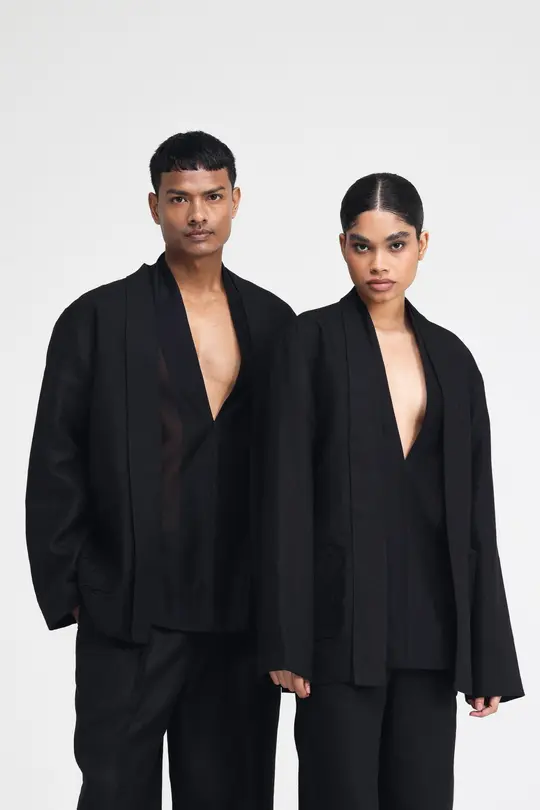 Sorai Hand-Embroidered Overlay