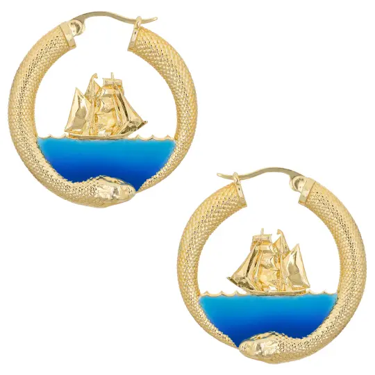 Sea Monster Hoops