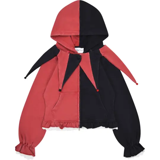 Crimson Jester Collar Hoodie [EARLY ACCESS]