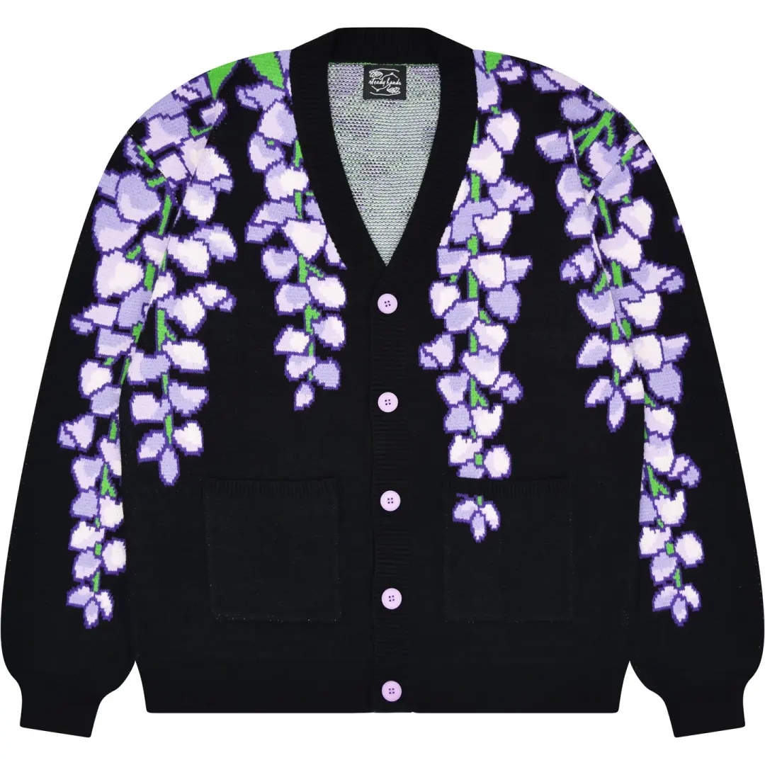 Black Wisteria Cardigan