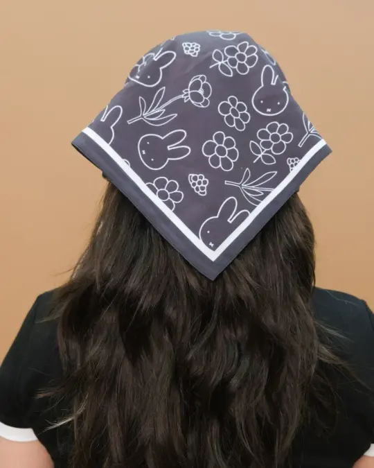 Miffy | All-Over Black Bandana