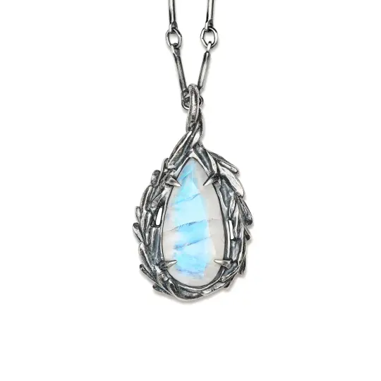 Dreaming Stone. Moonstone Necklace.