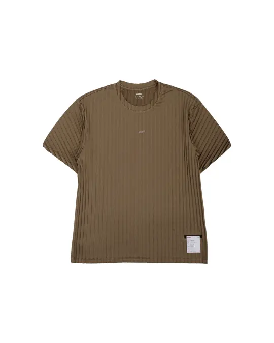 SATISFY AuraLite Pleated T-Shirt Olive SA