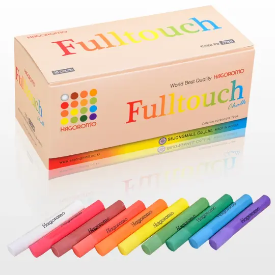 HAGOROMO Fulltouch Chalk 10 Colors 72 PCS