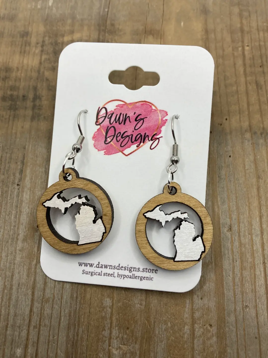 Michigan Shape Dangle