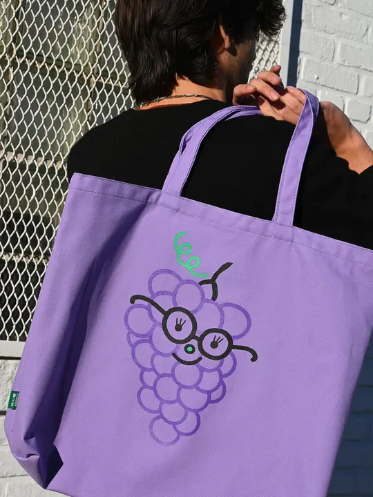 "Grape" Big tote bag