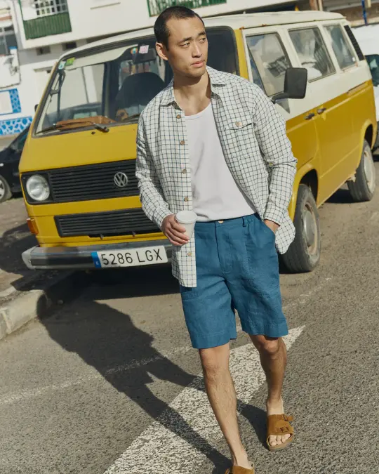Men’s linen shorts DARWIN