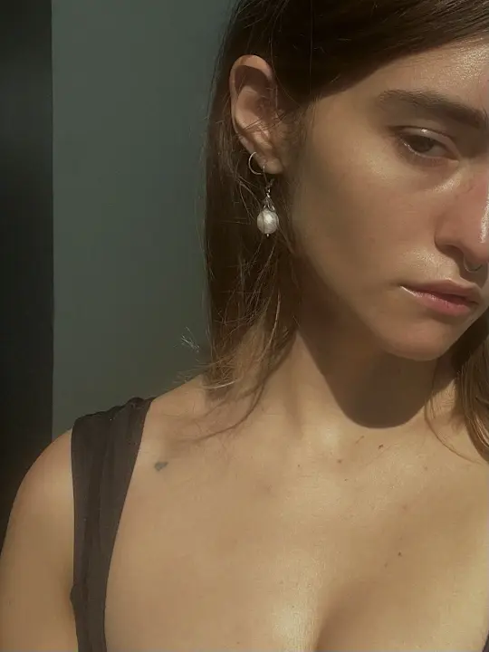 Daphne III // Large Baroque Pearl Earrings (RTS)