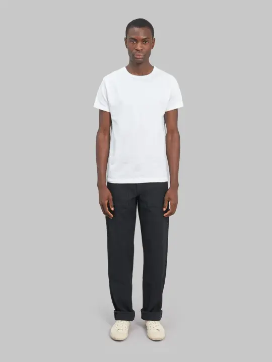 Samurai Jeans SJ52BK Black Back Satin Baker Pants
