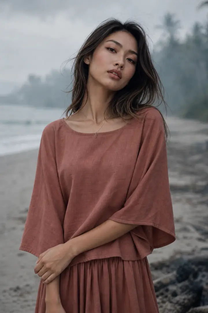 Lani Cotton Top Sandstone