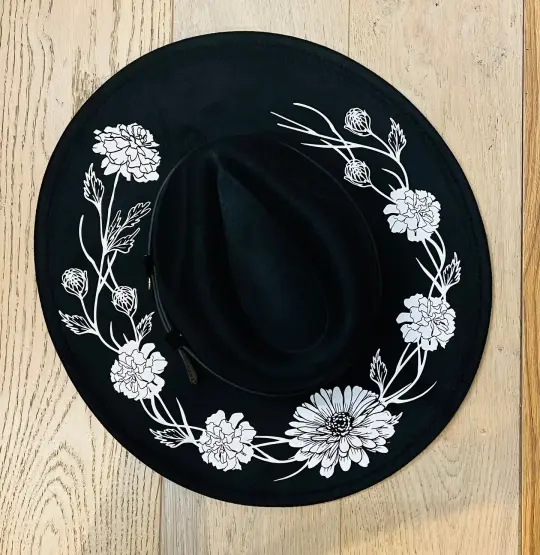 Marigolds Vegan Felt XL Brim Hat